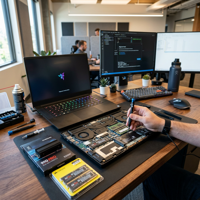 Gaming Laptop SSD RAM Upgrade