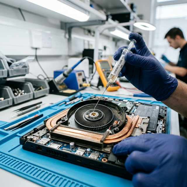 Laptop Fan Motoru Yağlaması ve Revizyonu