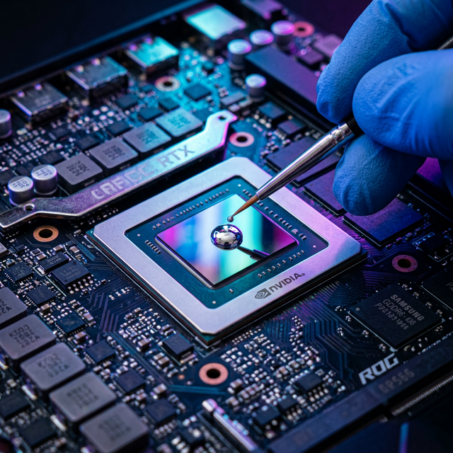 Gaming Laptop Sıvı Metal Uygulaması ve Termal Macun