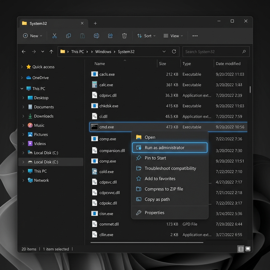Windows 11 Başlat Menüsü, Görev Çubuğu ve 'Win + R' Kilitlenme Sorununun Manuel Onarım Rehberi
