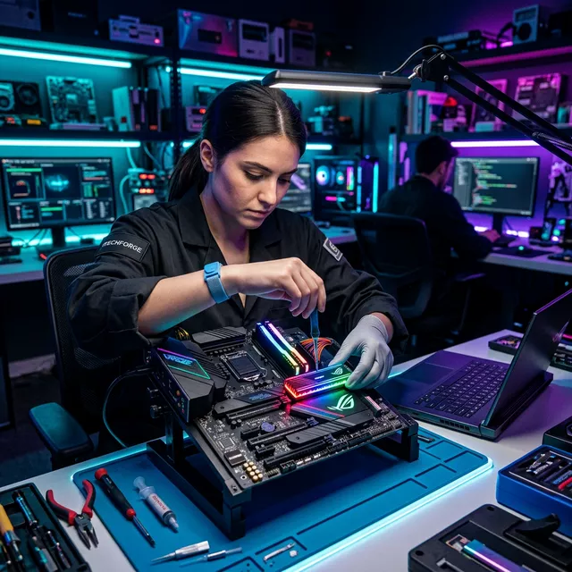 Gaming Laptop RGB SSD Heatsink Montajı ve RAM Upgrade